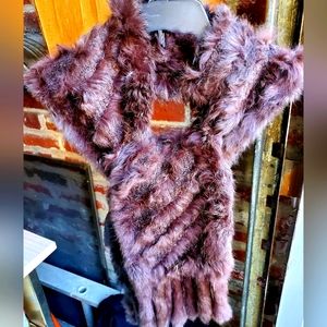 Vintage Mink Stole with Tails